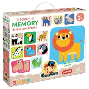 CzuCzu Large Memory Wild Animals Matching Game for Toddlers