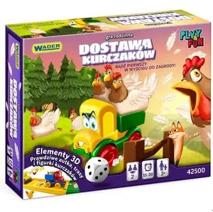 Игрушечный грузовик 'Game Chicken Delivery' — Wader 42500, пластиковая игрушка для детей