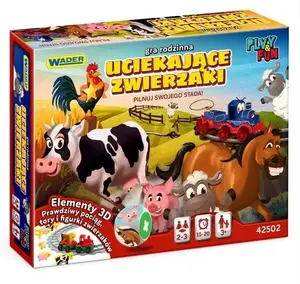 Children's board game Wader Game Runaway Animals — family tabletop playset, 2–6 players