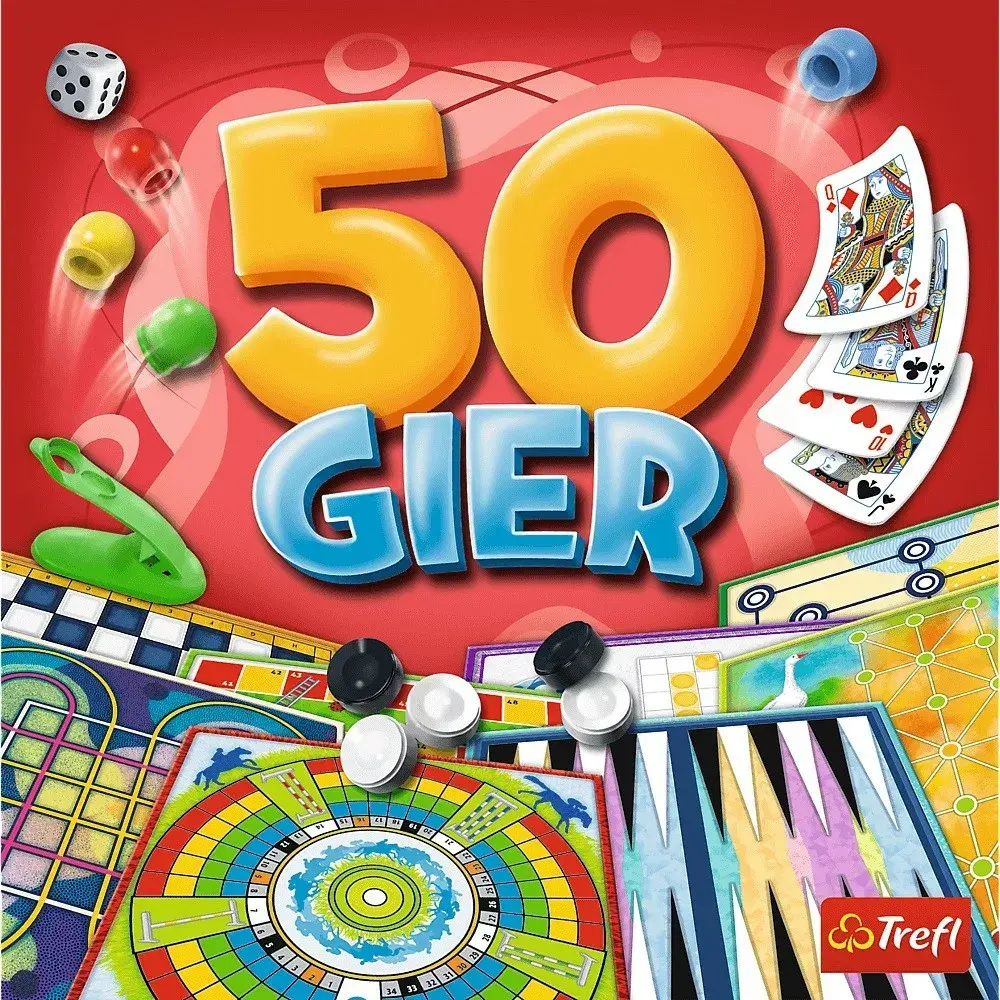 Galda spēle TREFL Game 50 games 02116 Photo 5