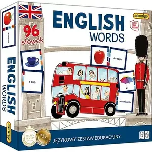 Language educational game set Adamigo English Words game – word-building and vocabulary practice, ages not specified