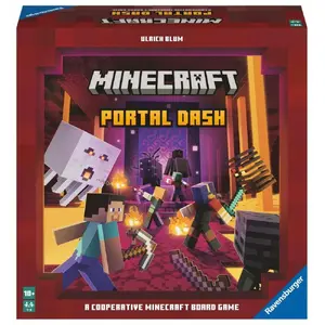 Board Game Ravensburger Game Minecraft Portal Dash — family tabletop game based on Minecraft
