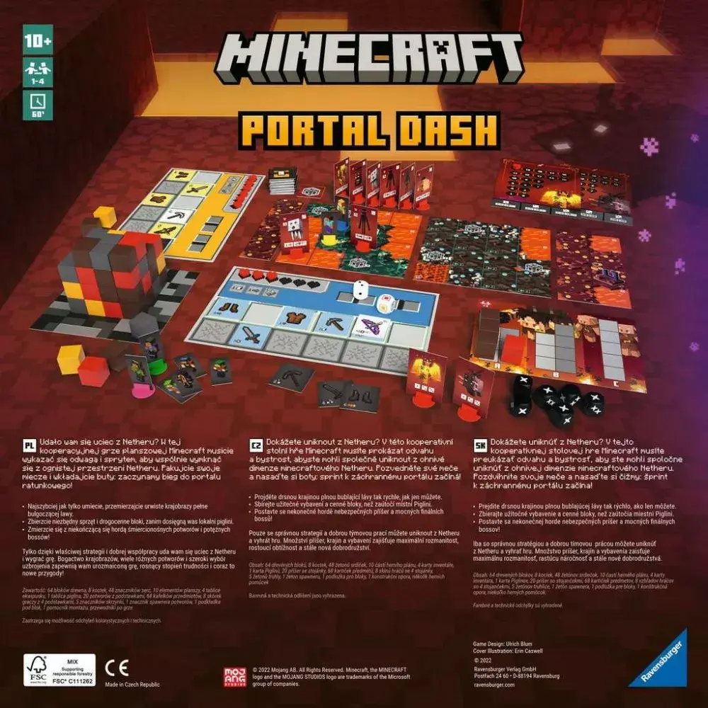 Ravensburger Game Minecraft Portal Dash board game Photo 2