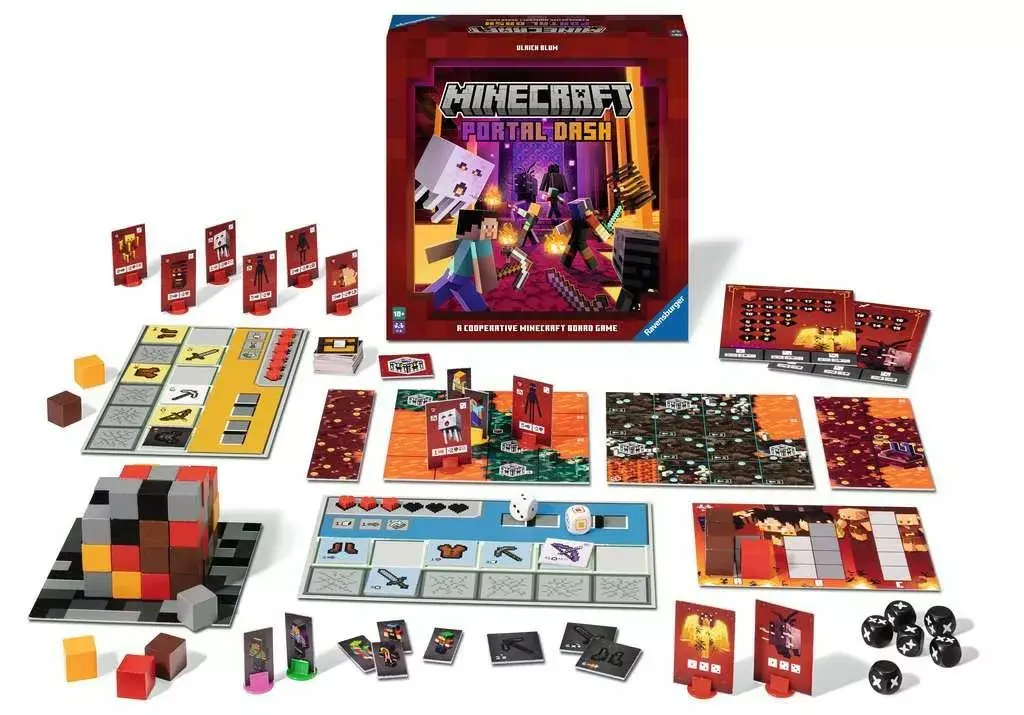 Ravensburger Game Minecraft Portal Dash board game Photo 3