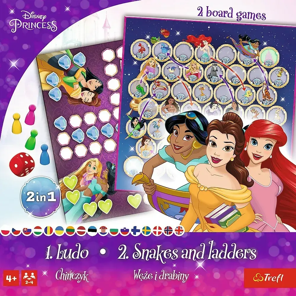 TREFL Game 2in1 Ludo un Čūskas & Kāpnes Photo 5