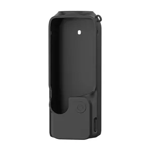 Silicone case with strap for DJI Osmo Pocket 3 by Puluz — protective cover for handheld gimbal camera