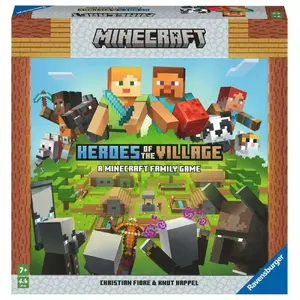 Настольная игра Ravensburger — Minecraft: Save the Village (детская кооперативная игра)