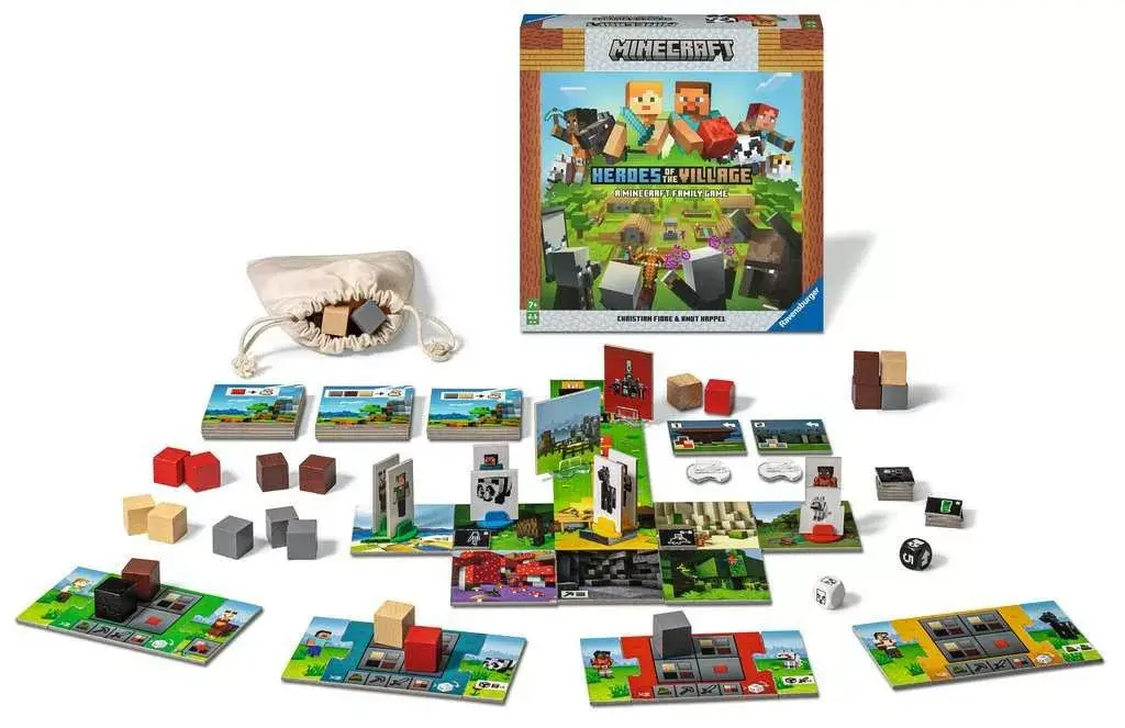 Ravensburger Minecraft: Save the Village galda spēle Photo 3