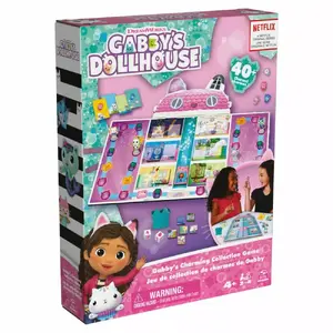 Spēļu komplekts Spinmaster Game Dollhouse Gabby Gabby's Charming Collection — leļļu mājiņa, figūriņas, aksesuāri