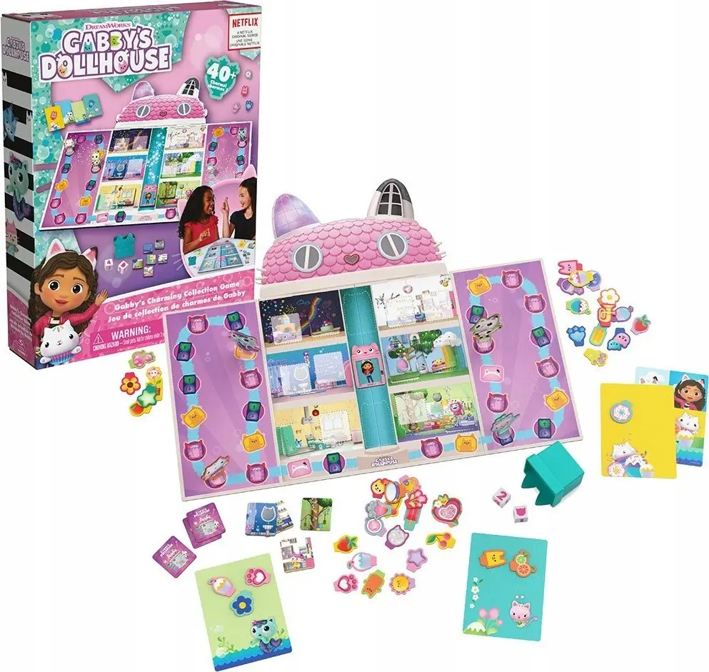 Spinmaster Game Dollhouse Gabby Gabby's Charming Collection Photo 3