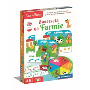 Board Game Clementoni "Game Animals on the Farm" – family board game by Clementoni