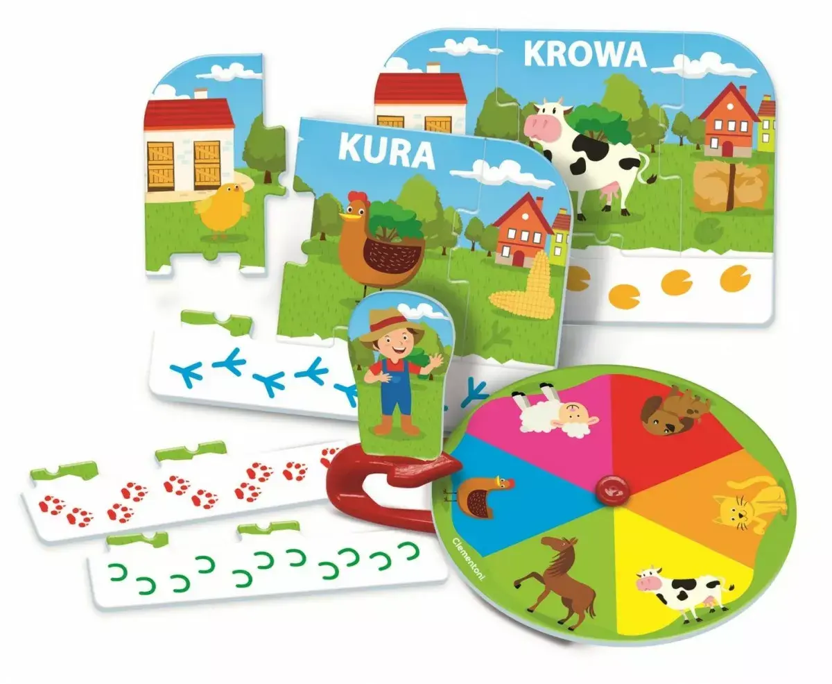 Clementoni Game Animals on the Farm board game Photo 2