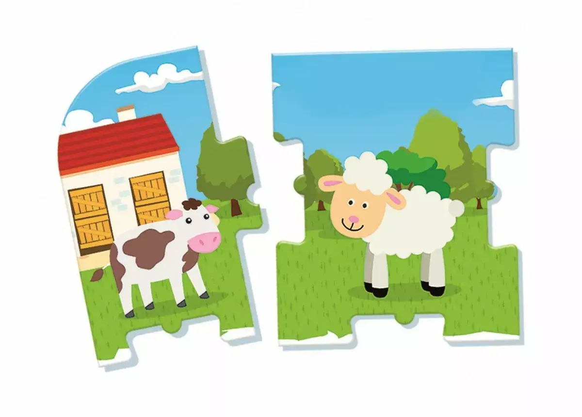 Clementoni Game Animals on the Farm board game Photo 7