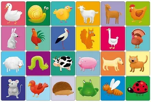 Galda spēle Adamigo Game Memory farm 7875 Photo 2