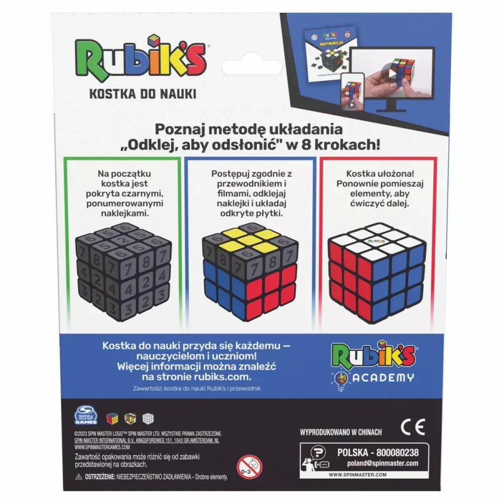 Rubik’s Coach Cube 3x3 — Spin Master puzle kubs Photo 15