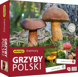 Galda spēle Adamigo Memory Game - Mushrooms of Poland (MPN 7912)
