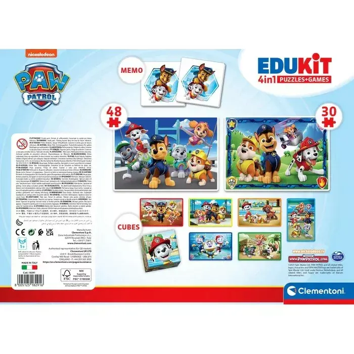 Clementoni EDUKIT 4 IN 1 - PAW PATROL konstruktors Photo 3