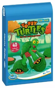 Board Game Ravensburger Game Flip & Play Upside Down Turtles – kids family tabletop game, quick-play flipping mechanic