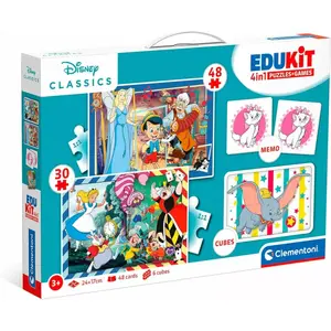 Образовательный набор Clementoni EDUKIT 4 IN 1 - DISENY CLASSIC, 4 в 1 для обучения