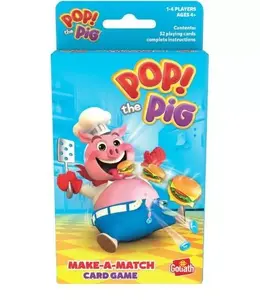 Card game Goliath Piggy Pop — family card game, portable deck