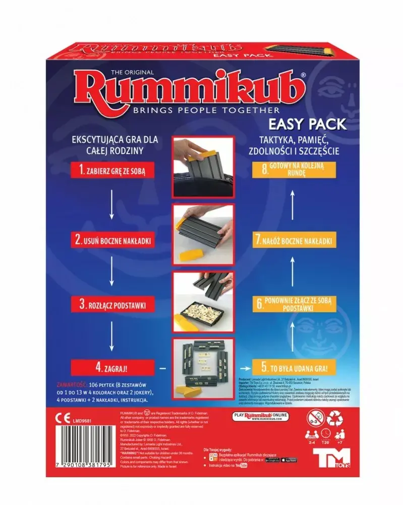 TMTOYS Game Rummikub Easy Pack Photo 5