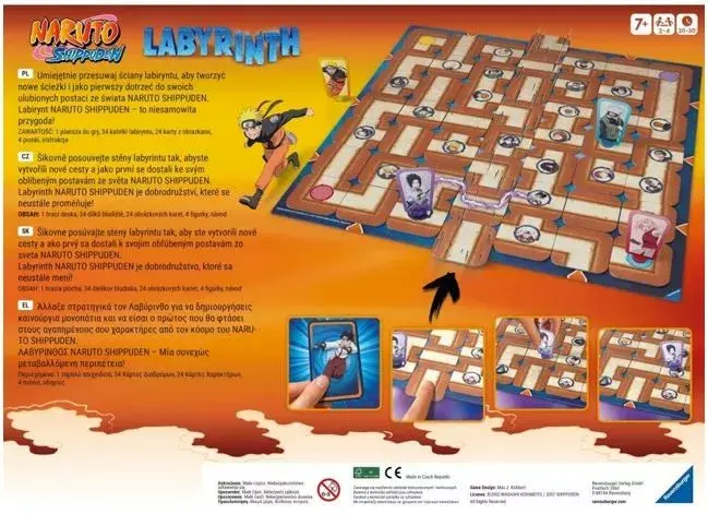 Ravensburger Labyrinth Naruto galda spēle Photo 4