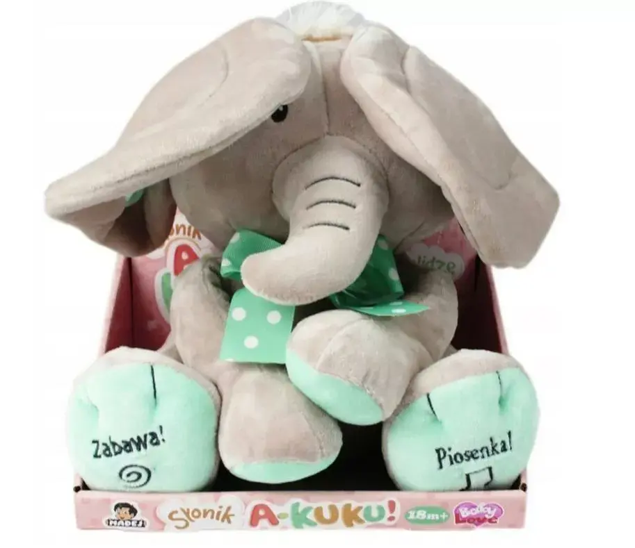 Madej Elephant A Kuku plīša rotaļlieta 24 cm Photo 2