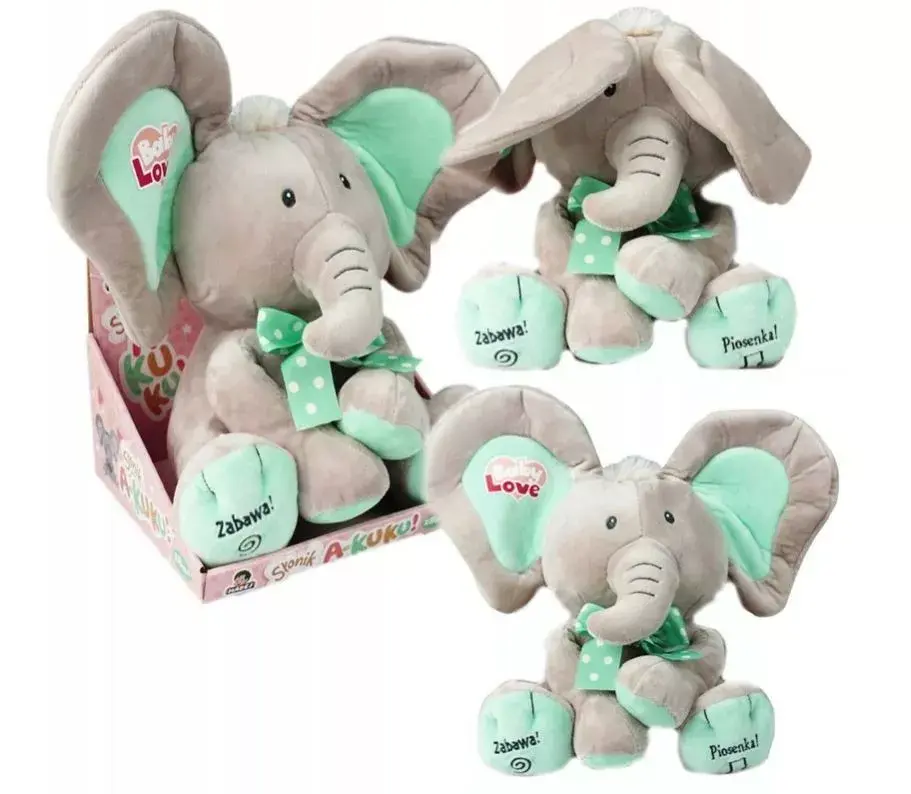 Madej Elephant A Kuku plīša rotaļlieta 24 cm Photo 4