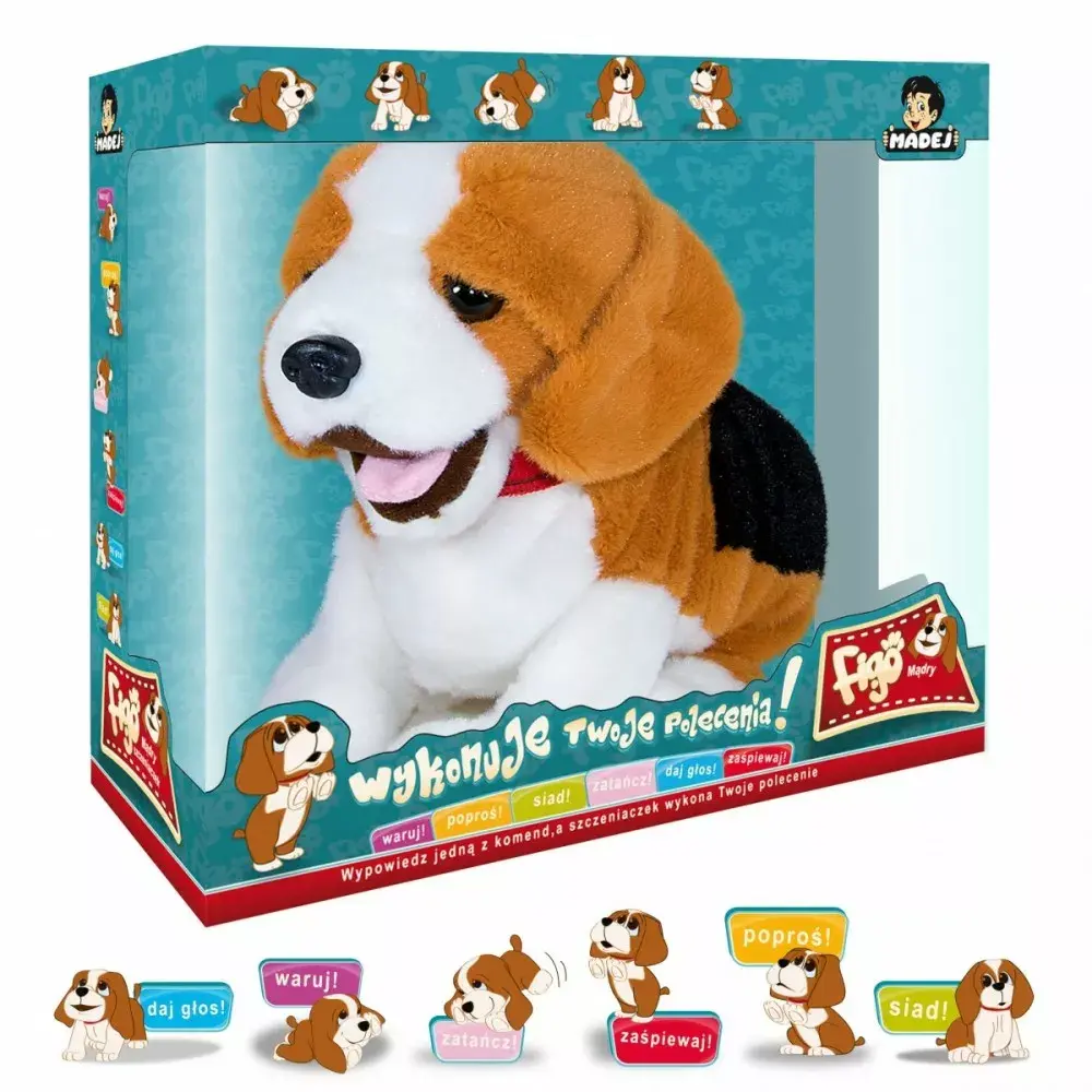 Madej Figo Dog interaktīvs mīkstais Bīgls Photo 12