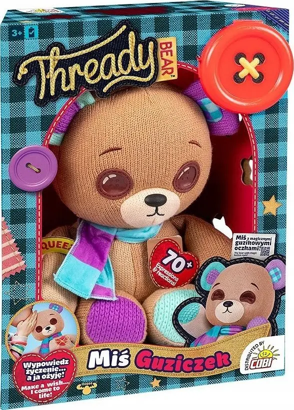 Interaktīva mīkstā rotaļlieta Cobi Thready Bear Photo 26