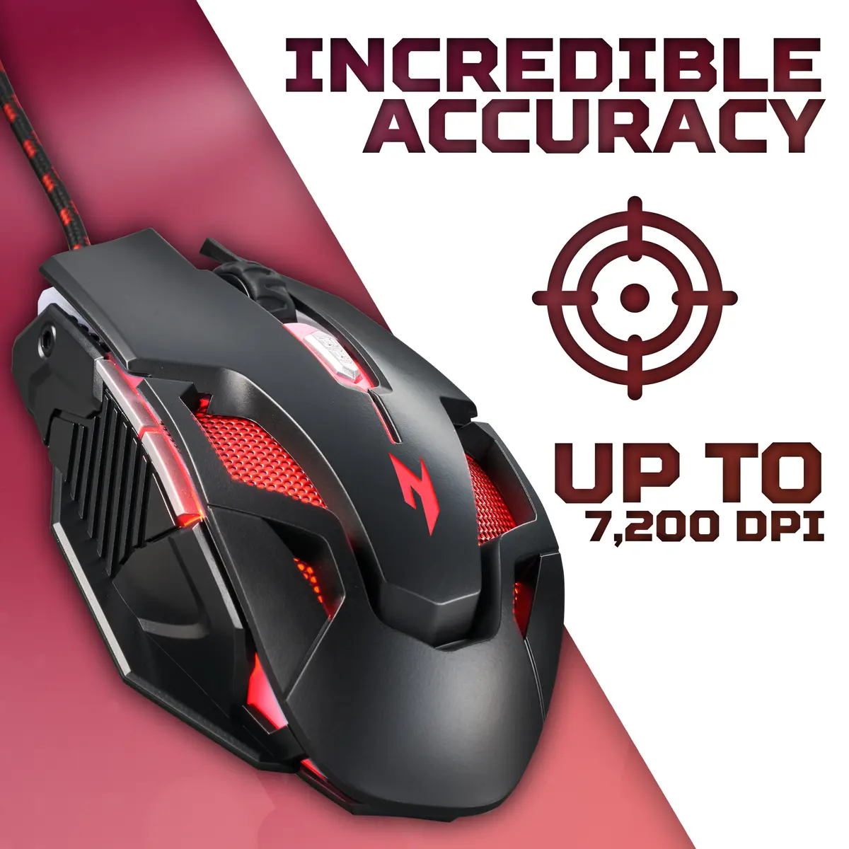 Проводная мышь Acer Nitro Gaming Mouse II NMW200 Photo 2