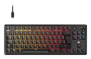 Механическая игровая клавиатура CORSAIR K70 CORE TKL проводная USB черная Tenkeyless RGB LED