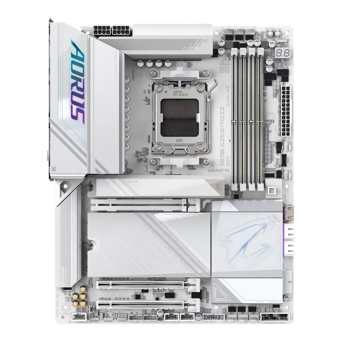 GIGABYTE X870E AORUS PRO ICE ATX mātesplate Photo 2