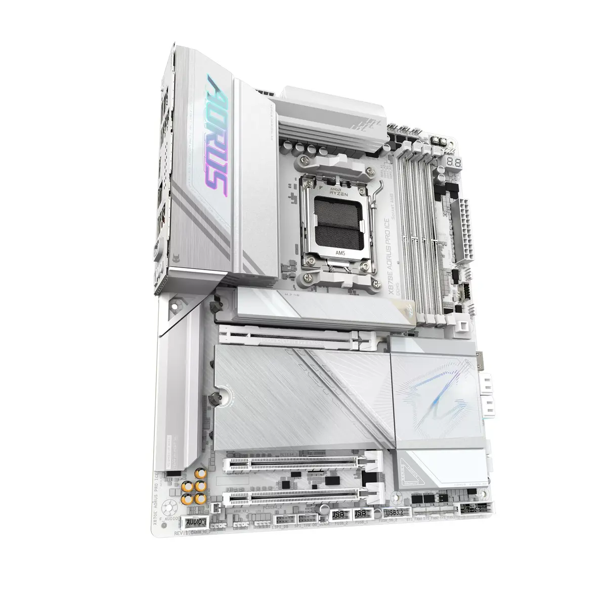 GIGABYTE X870E AORUS PRO ICE ATX mātesplate Photo 3