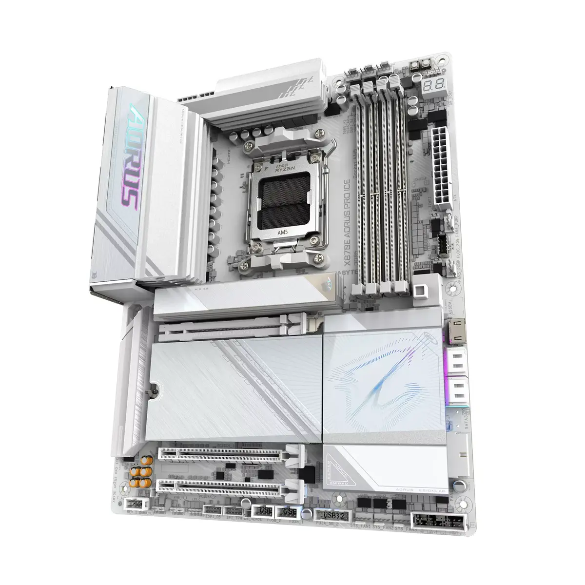 GIGABYTE X870E AORUS PRO ICE ATX mātesplate Photo 4