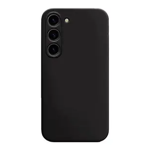 Soft Touch silicone case Evelatus for Samsung Galaxy A35 — black, protective phone cover