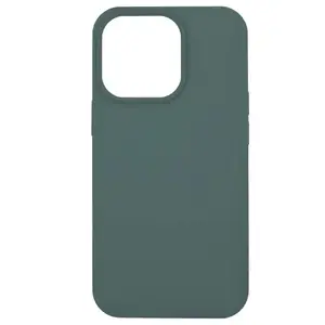 Protective silicone case Evelatus for Samsung Galaxy A35 — soft-touch, pine green