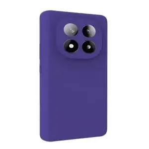 Силиконовый чехол soft touch Evelatus для Xiaomi Poco M6 Pro — фиолетовый, тонкий защитный