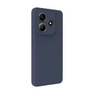 Силиконовый чехол Soft Touch Evelatus для Xiaomi Poco X6 — синий, тонкий защитный чехол для смартфона