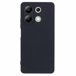 Силиконовый чехол Soft Touch для Xiaomi Redmi Note 13 4G от connect — черный, тонкая защитная накладка
