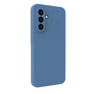 Чехол Soft Touch Silicone connect для Samsung Galaxy A35 5G — Midnight Blue
