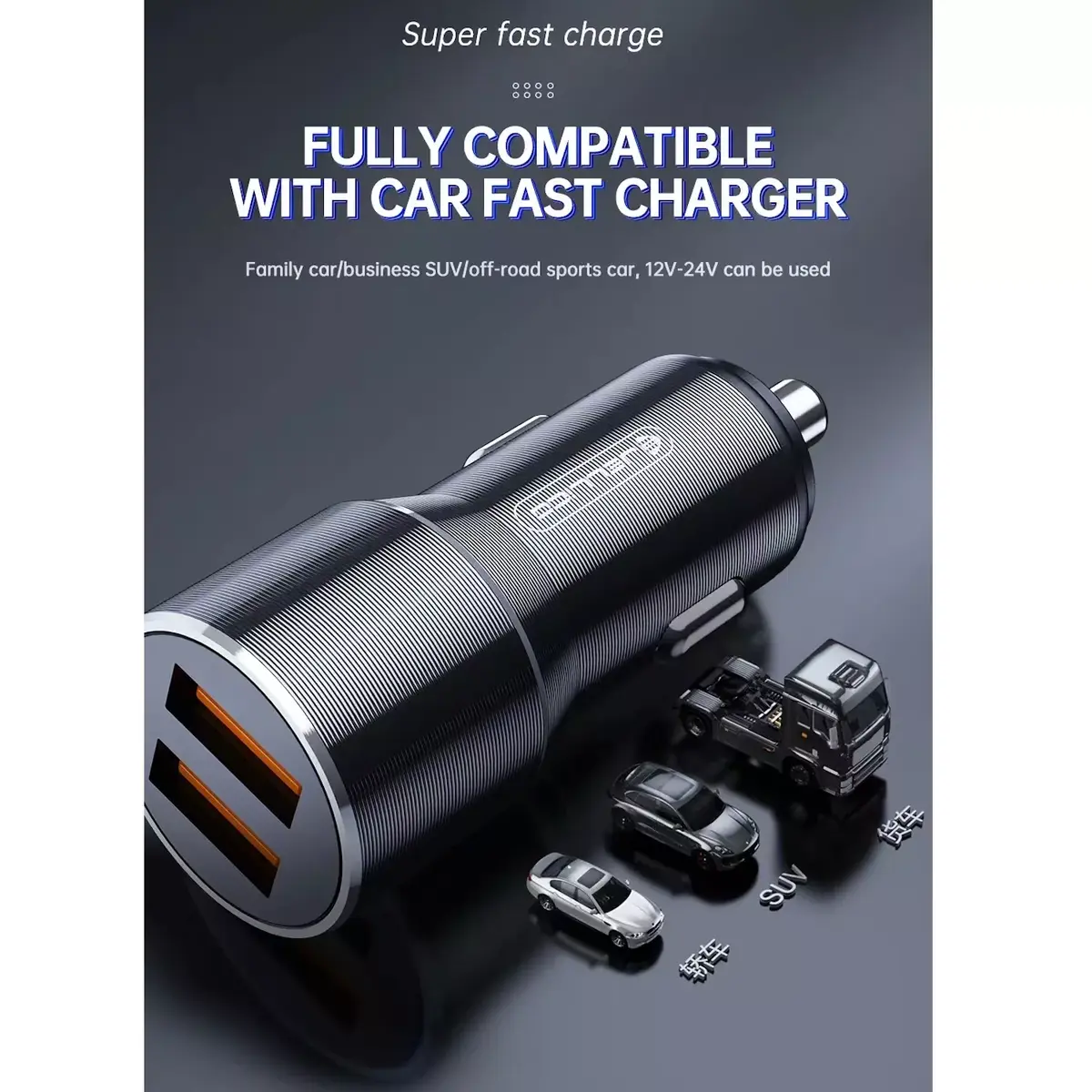 Car charger Jellico F9 36W Dual USB Photo 6
