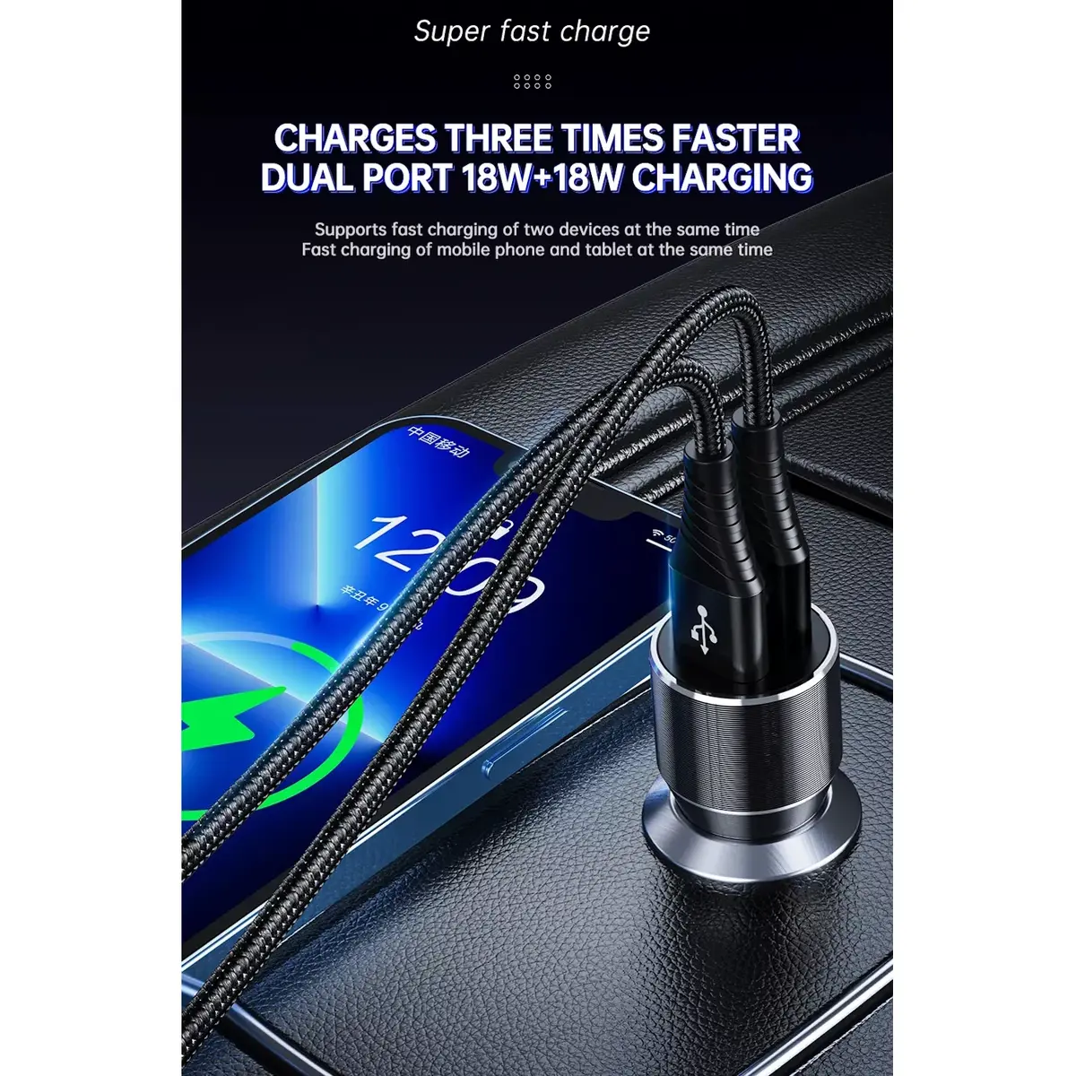 Car charger Jellico F9 36W Dual USB Photo 7
