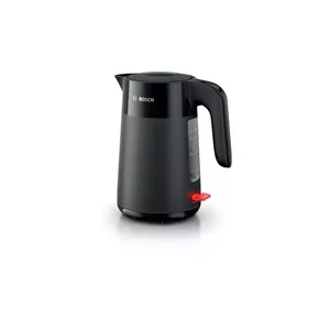 Electric kettle Bosch TWK2M163 1.7 L 2400 W, black, plastic housing, button control
