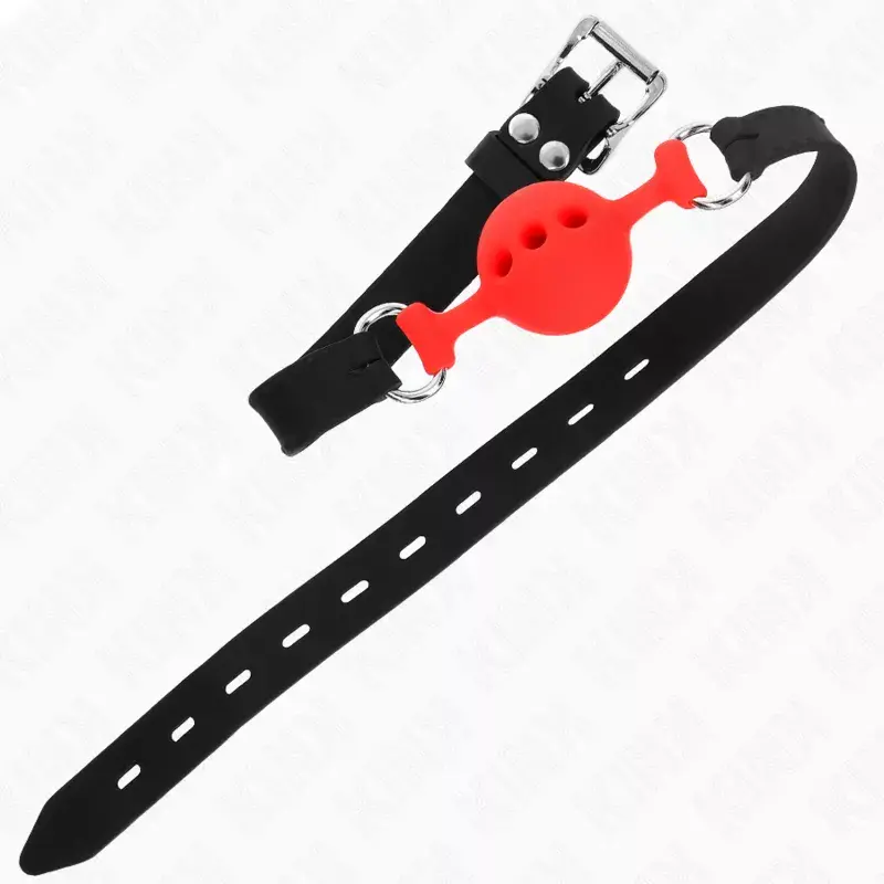 Кляп KINK COLLAR & GAG Full Silicone 55x2 см 4 см Photo 4