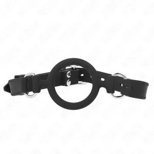 Рот-зажим KINK SILICONE O-RING 5 см – KINK COLLAR & GAG, ремешок до 56 см