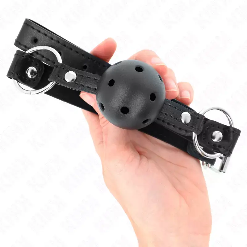 Мордочка-шар KINK COLLAR & GAG модель 1 — 4,5 см Photo 4