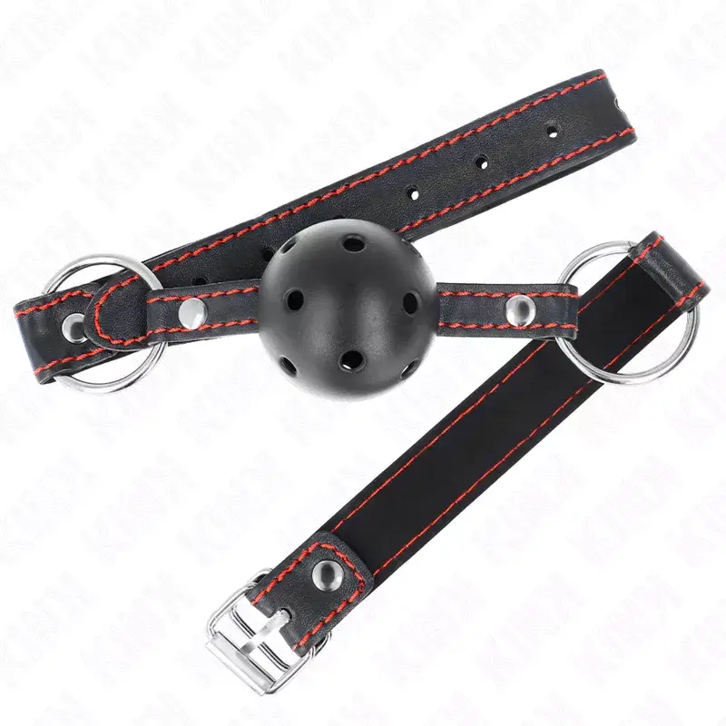Кляп-шар KINK COLLAR & GAG Model 2 — 65 x 2,5 см Photo 2