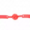 Кляп KINK COLLAR & GAG красный 4,5 см, ремешок 65x2,5 см Photo 4