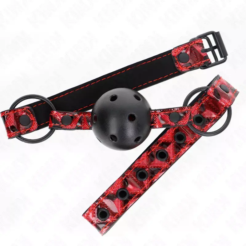Кляп-шар KINK COLLAR & GAG Модель 2 4,5 см Photo 2
